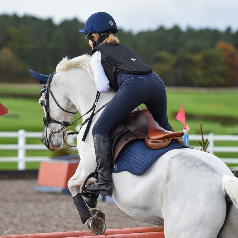 Charles Owen Children's Kontor Body Protector - Black-10