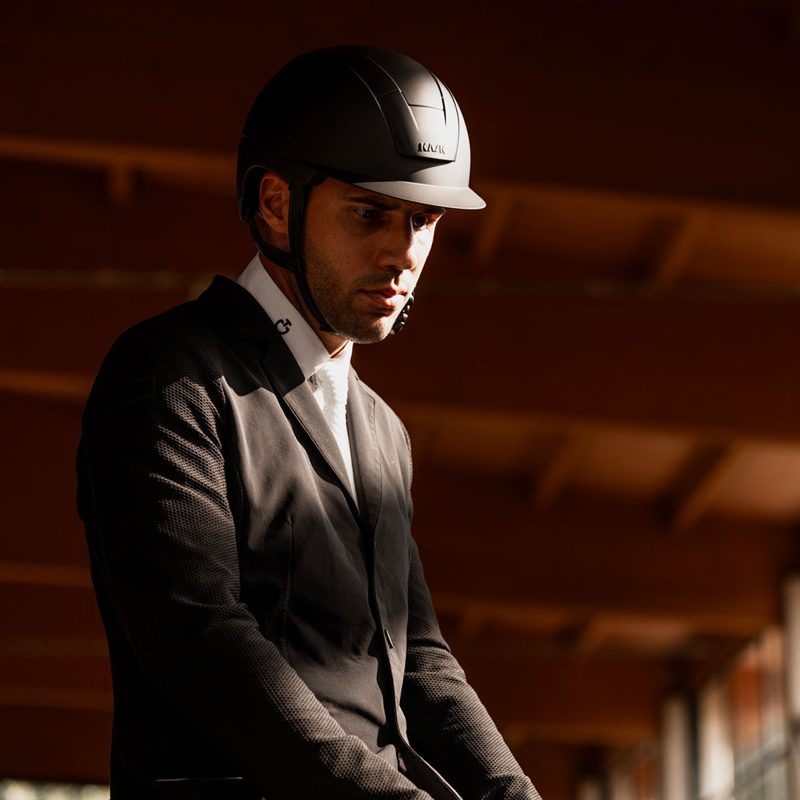 Kask Kooki Riding Hat - Black Matt-1
