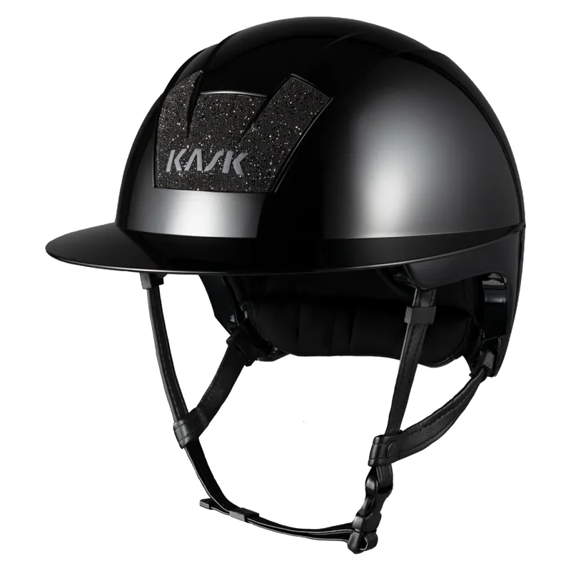 Kask Kooki Lady Riding Hat with Carpet - Black Shine