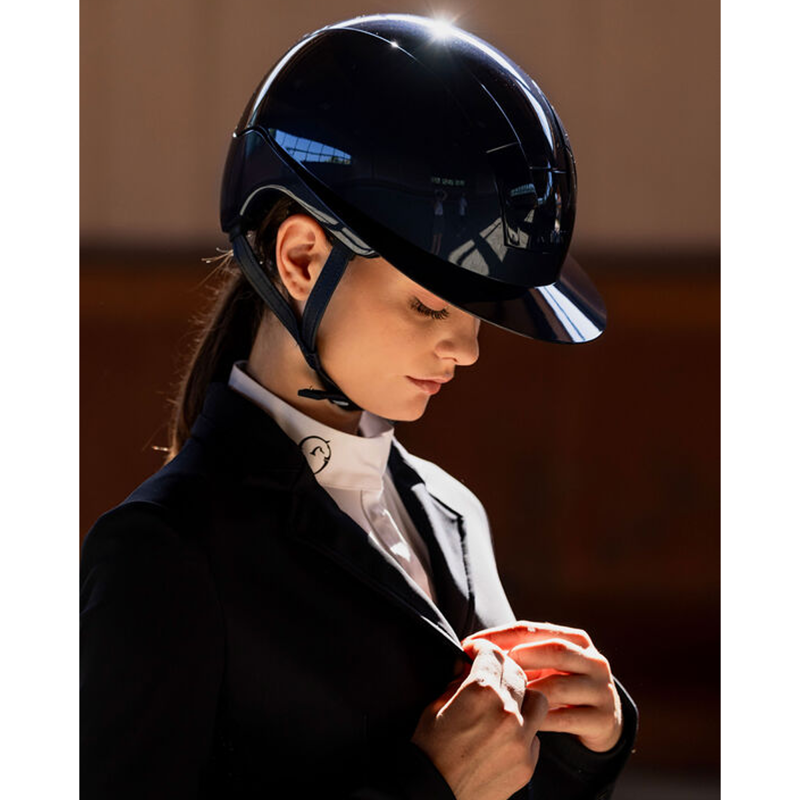 Kask Kooki Lady Riding Hat - Navy Shine-4