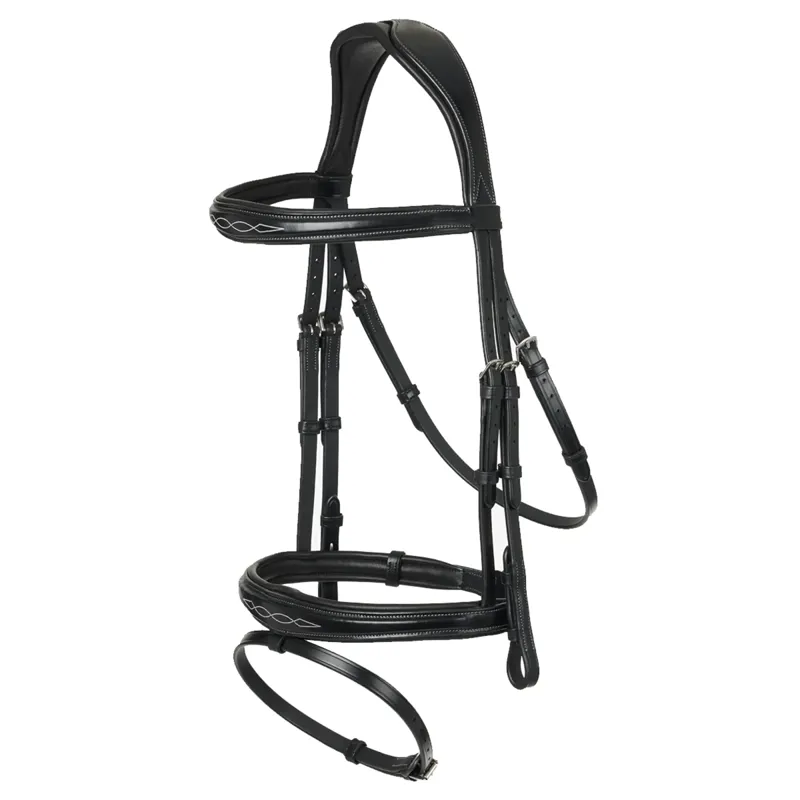 LeMieux Kudos Competition Flash Bridle - Black - SAMPLE