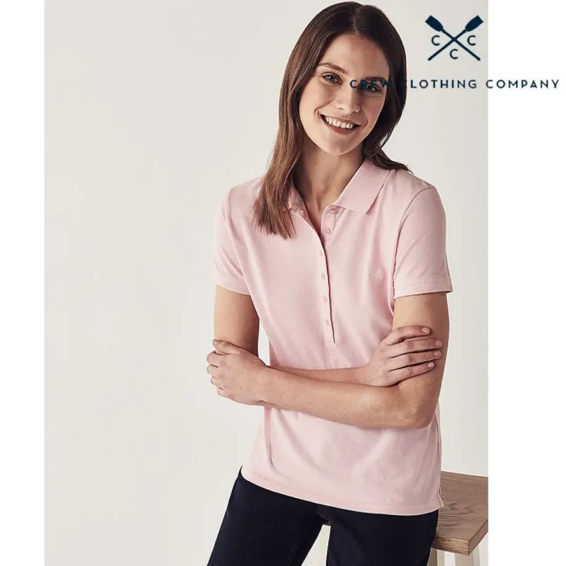 Crew Clothing Ladies Classic Polo - Classic Pink-1
