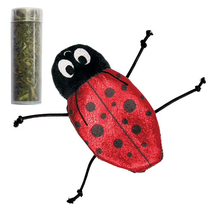 Kong Refillable Catnip Toy - Ladybug