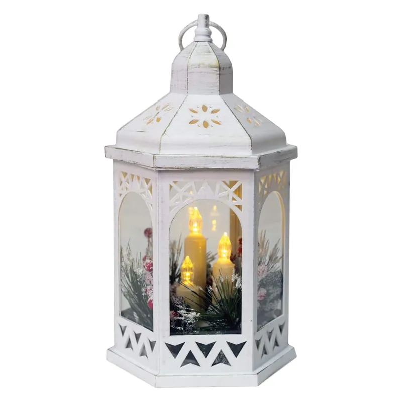 Straits LED Decorative Lantern - White