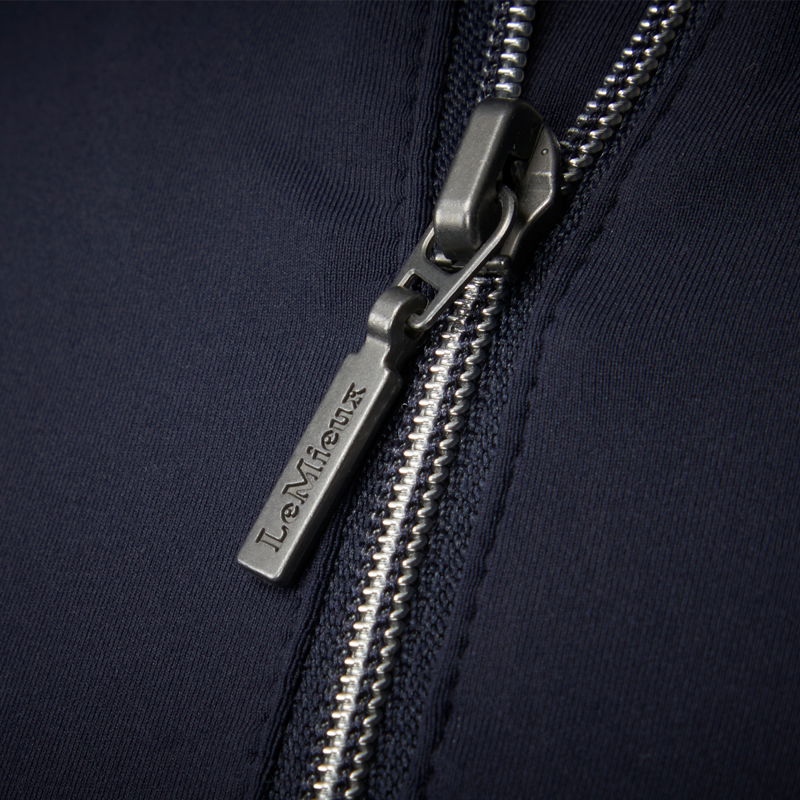 LeMieux Ladies Longsleeve Lazercut Baselayer - Twilight Navy-3