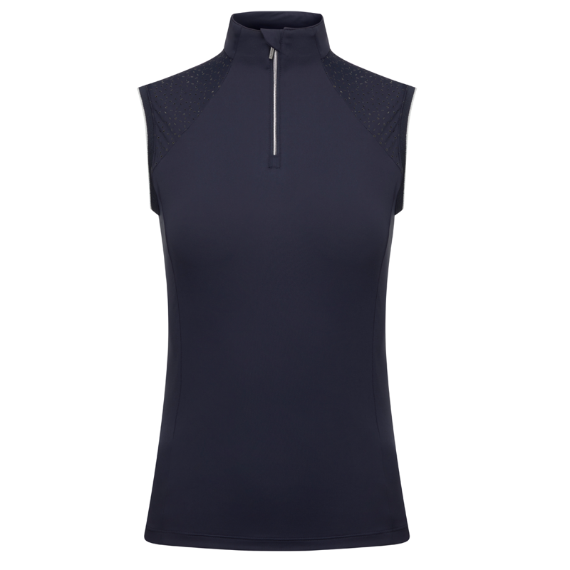 LeMieux Ladies Sleeveless Lazercut Baselayer - Twilight Navy