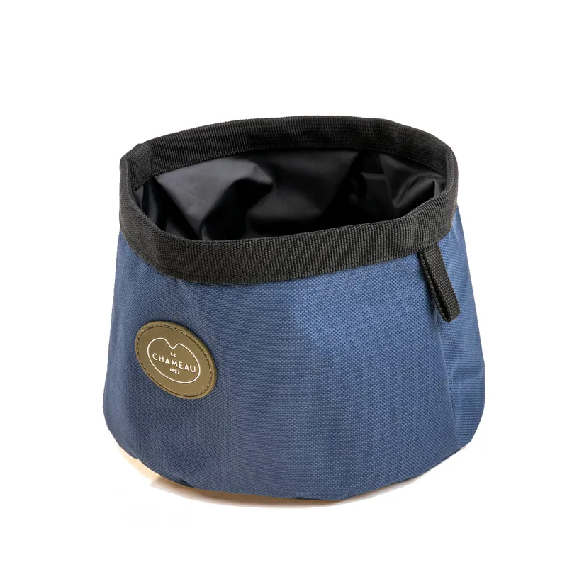 Le Chameau Portable Dog Bowl - Bleu Foncé