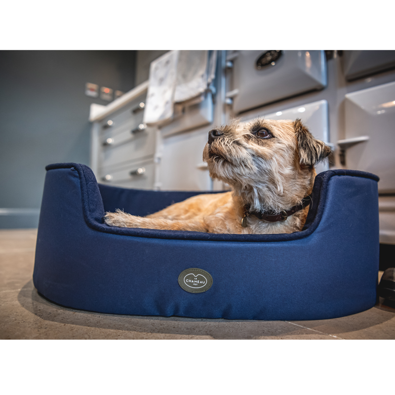 Le Chameau Dog Bed - Bleu Foncé-1