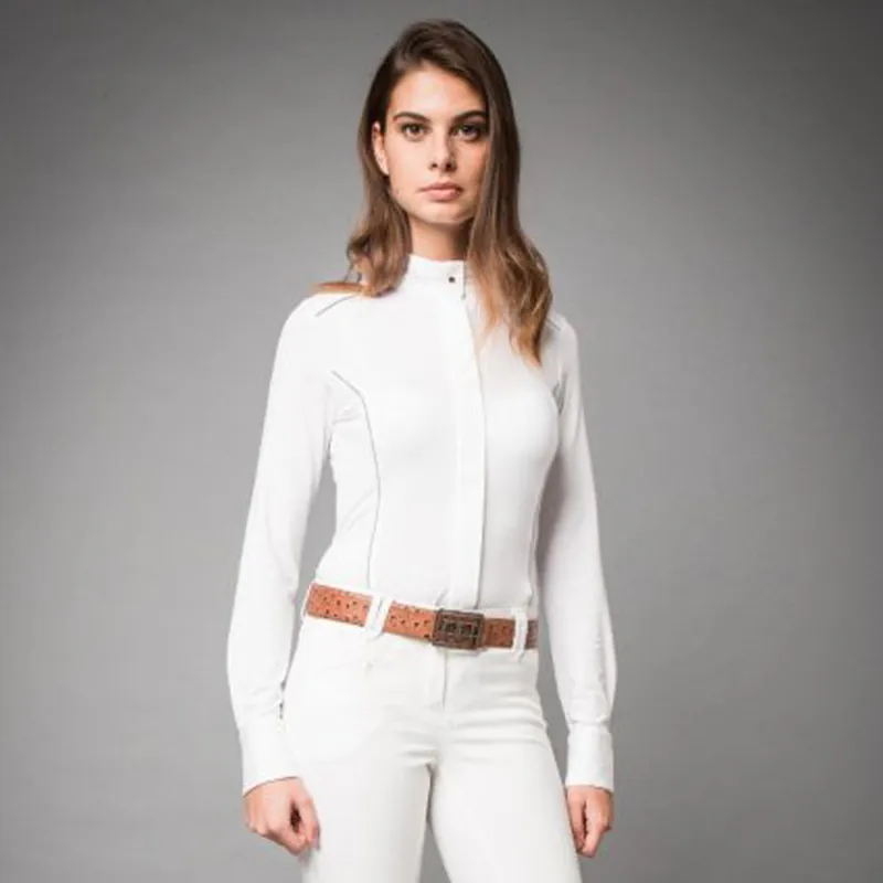 Horseware AA Lea Tech Competition Mesh Shirt - White-2