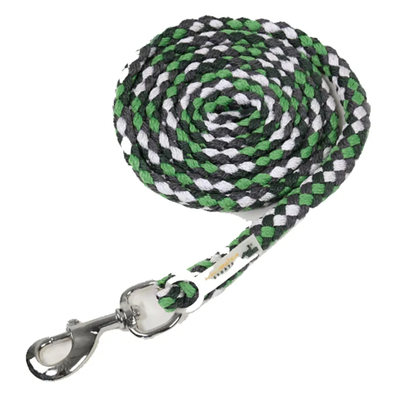Schockemohle Catch Style Leadrope - Grey/Green/White