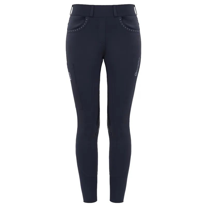 Cavallo Lee Grip RL Ladies Leggings - Dark Blue