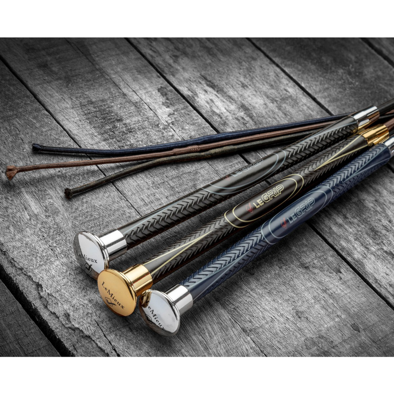 LeMieux LeGrip Schooling Whip - Brown-1