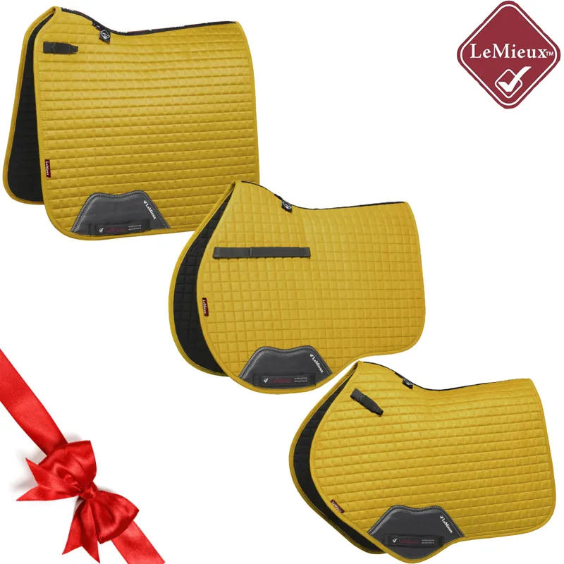 LeMieux Suede Saddle Pad Dijon Advent Offer