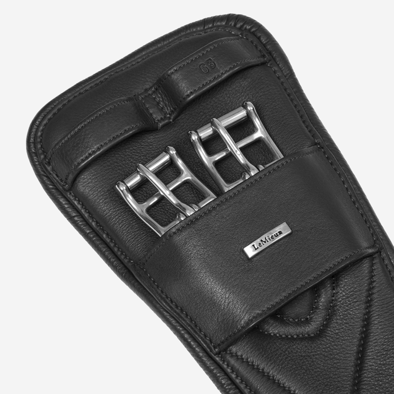 LeMieux Arika Contoured Dressage Girth - Black-1