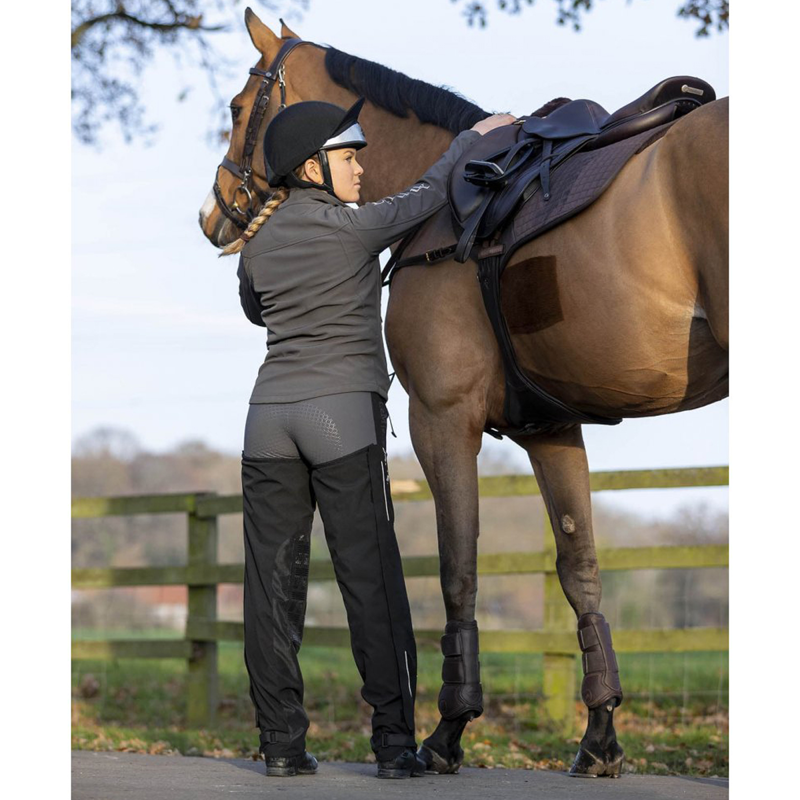 LeMieux DryTex Stormwear Waterproof Chaps - Black-2