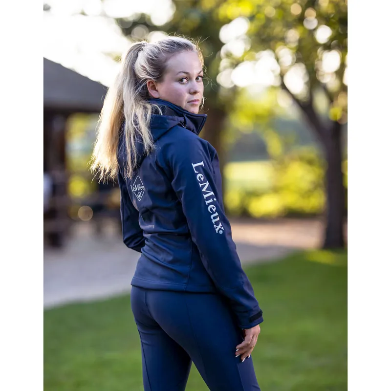 LeMieux Ladies Elite Soft Shell Jacket - Navy-5