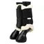 Lemieux Fleece Edged Mesh Brushing Boots - Black/Natural
