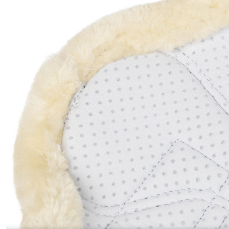 Lemieux Fleece Edged Mesh Brushing Boots - White-4