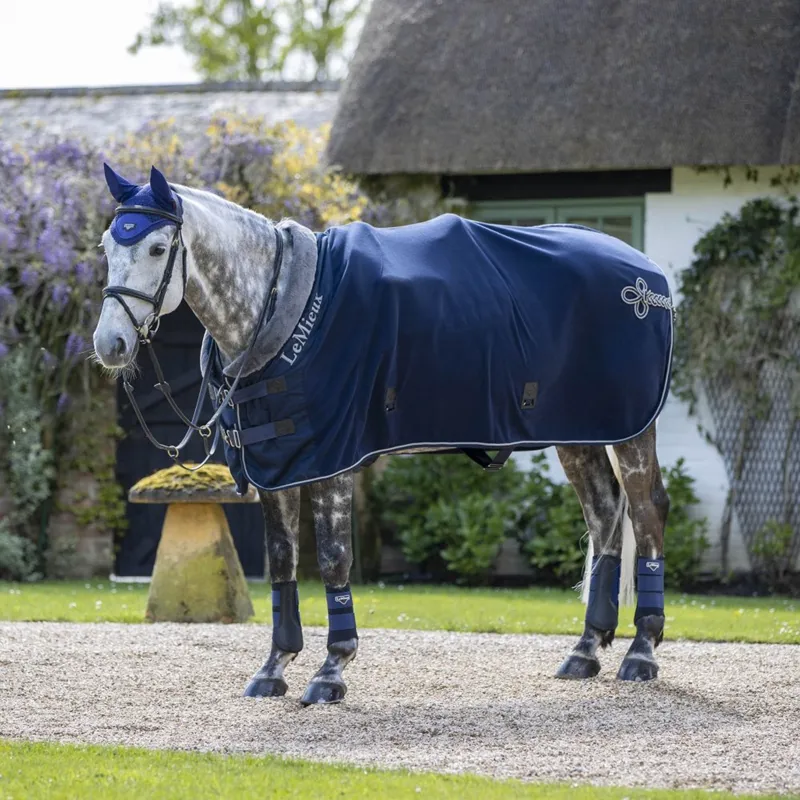 LeMieux Fleece Rug - Navy-1