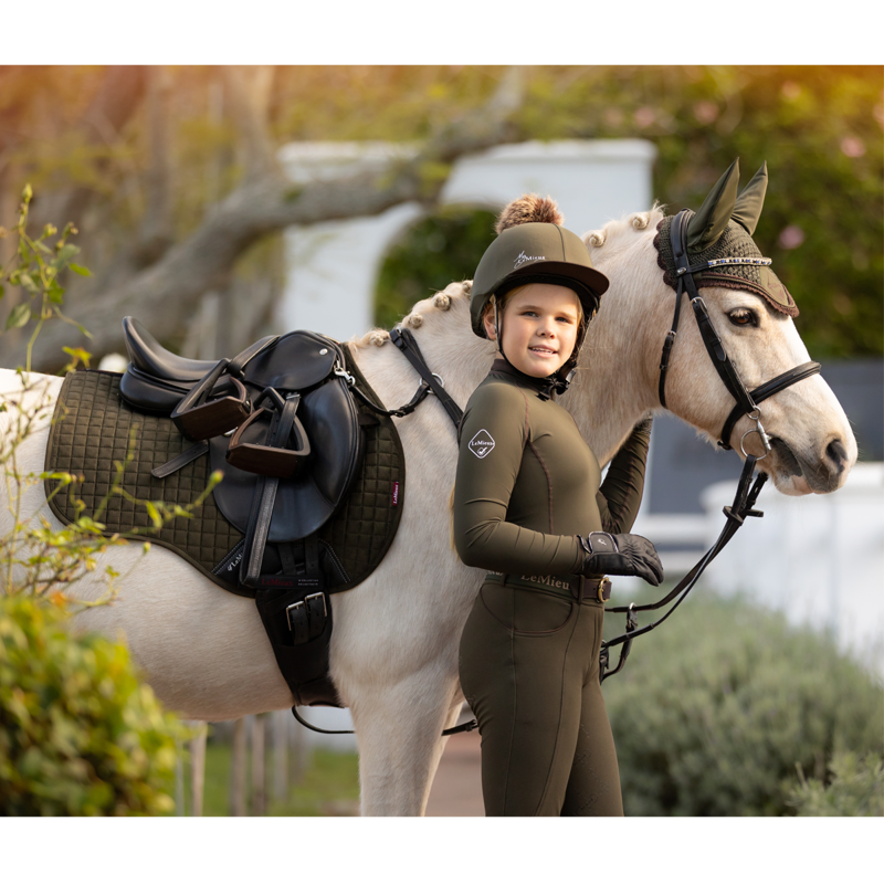 LeMieux Suede GP Square - Oak-2