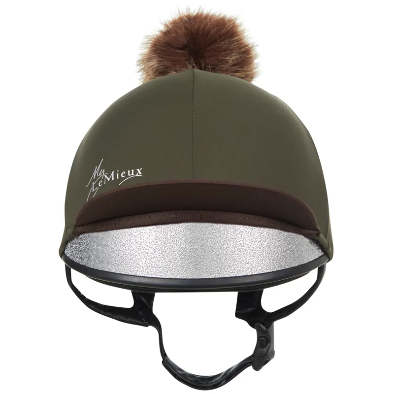 LeMieux Pom Pom Hat Silk - Oak-1