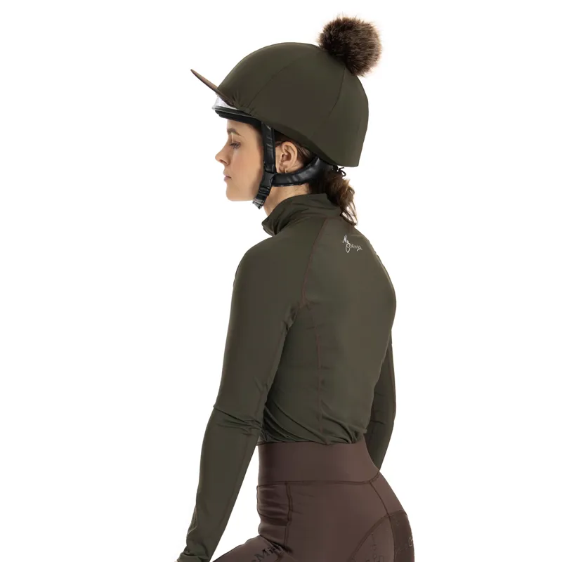 LeMieux Pom Pom Hat Silk - Oak-4