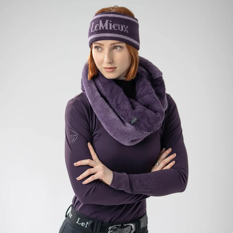 LeMieux Cable Knit Snood - Fig