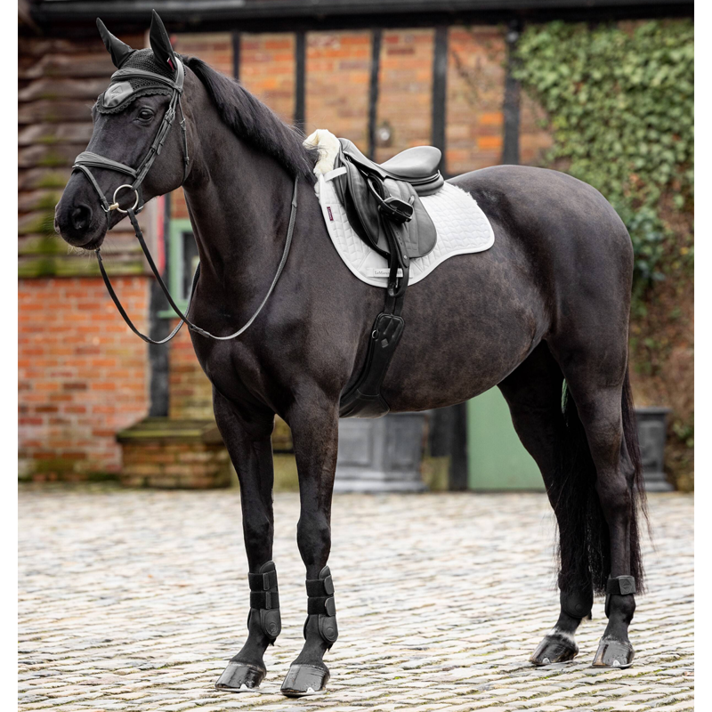 LeMieux Merino+ Half Lined GP Square - White/Natural-1