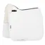 LeMieux Merino+ Half Lined Suede Dressage Square - White/White