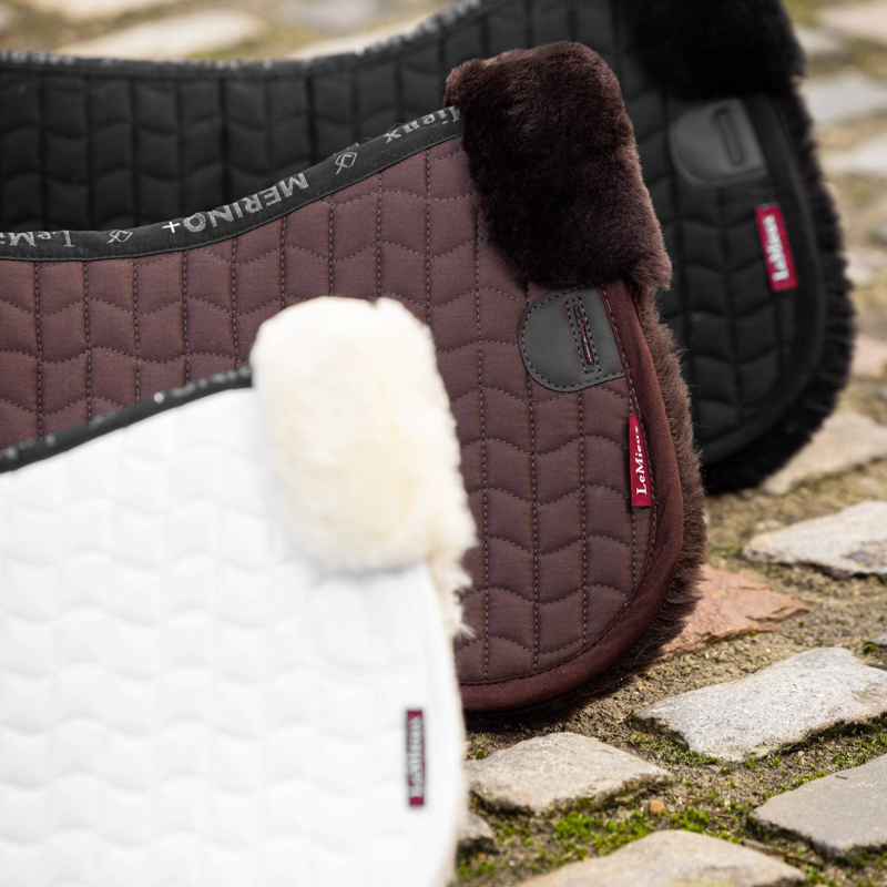 LeMieux Merino+ Half Pad - White/Natural-1