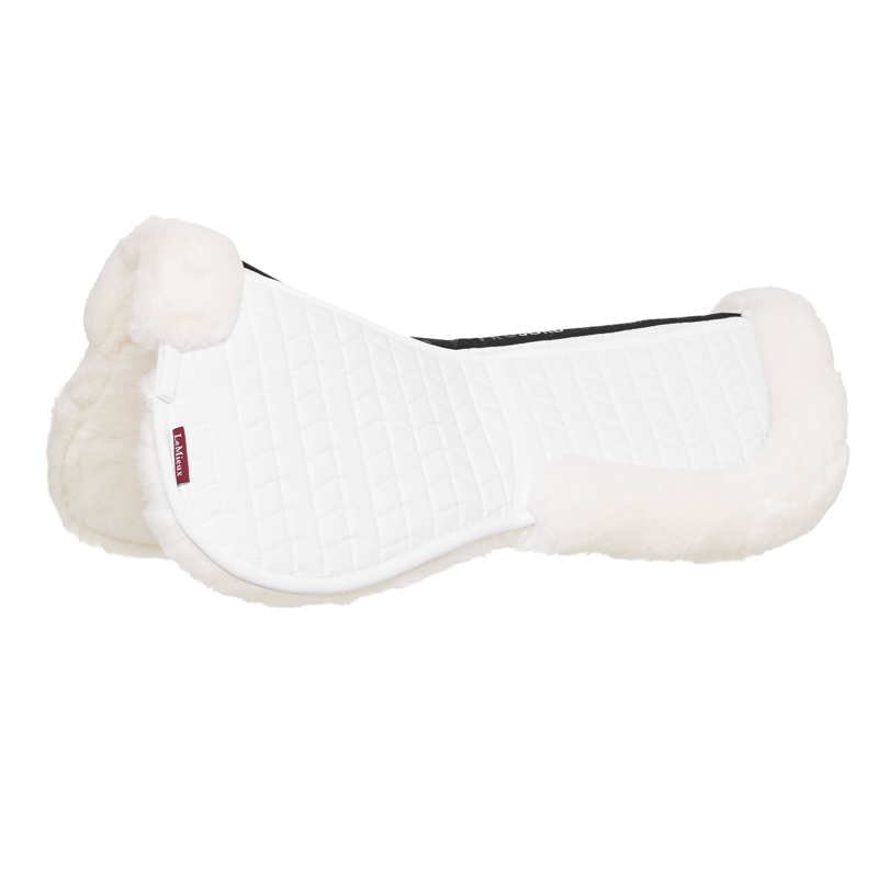 LeMieux Merino+ ProSorb 2 Pocket Half Pad - White/White-1
