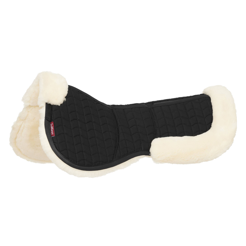LeMieux Merino+ ProSorb 3 Pocket Half Pad - Black/Natural-1