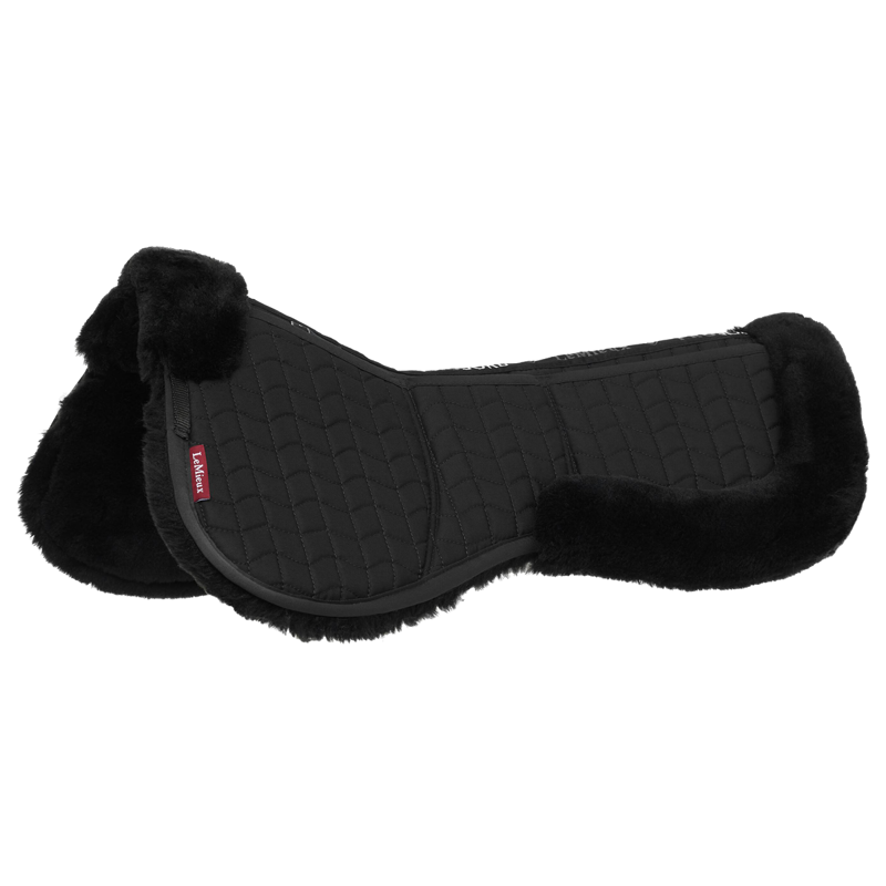 LeMieux Merino+ ProSorb 3 Pocket Half Pad - Black/Black-1