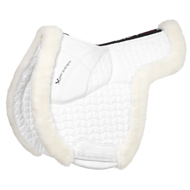 LeMieux Merino+ ProSorb Hunter Numnah - White/White