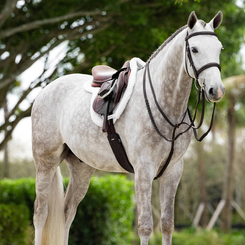 LeMieux Merino+ ProSorb Hunter Numnah - White/White-1