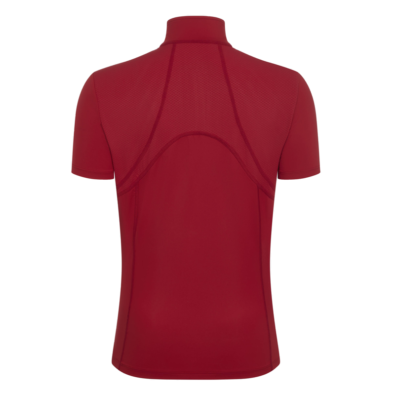 LeMieux Mia Mesh Short Sleeve Base Layer - Chilli-3
