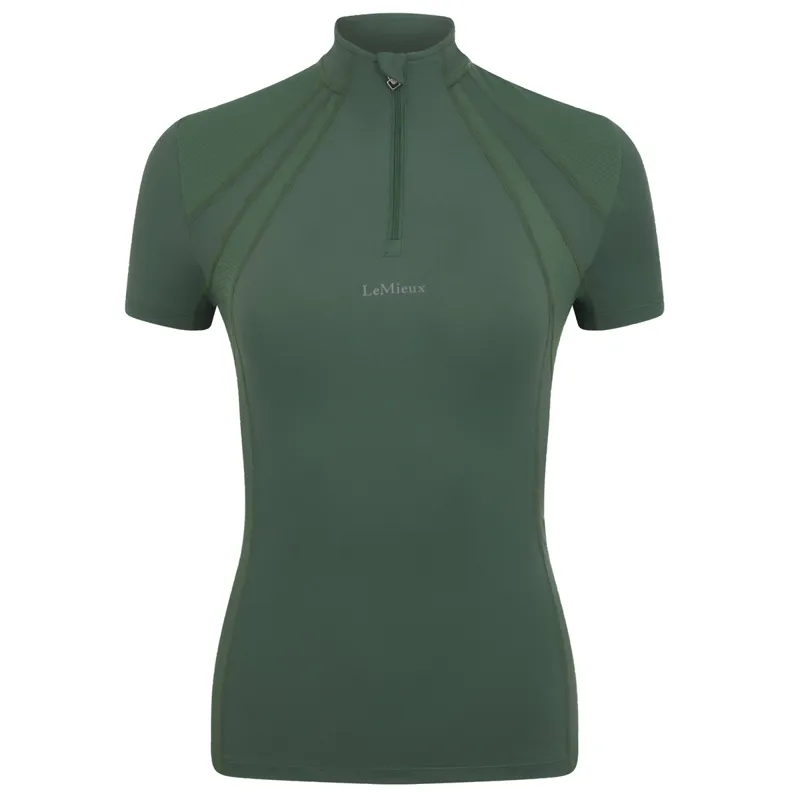 LeMieux Mia Mesh Short Sleeve Base Layer - Hunter Green