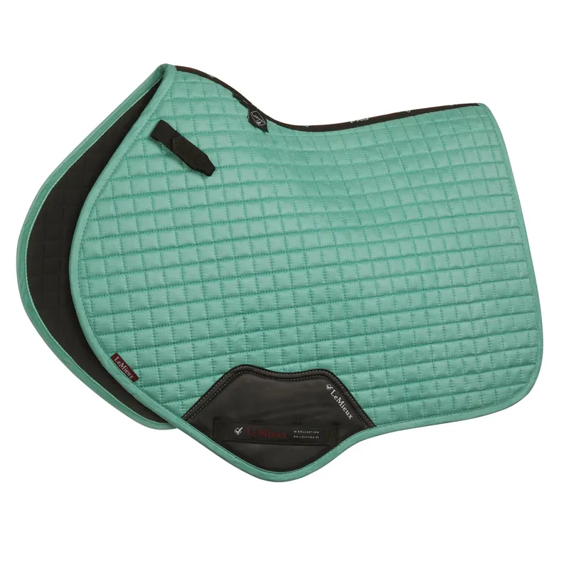 LeMieux Suede Close Contact Square - Mint