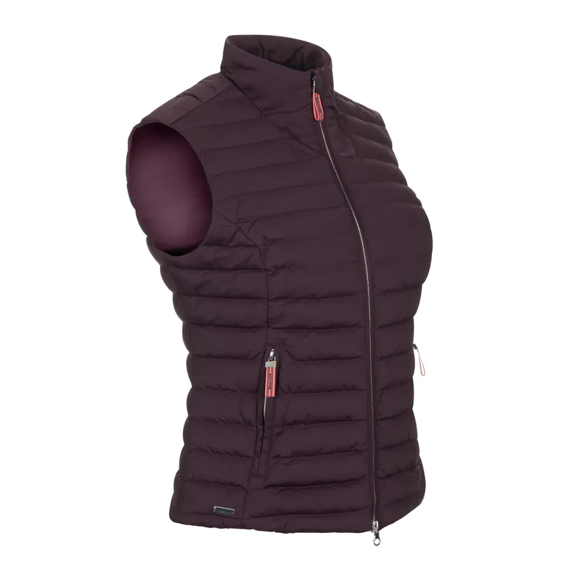 LeMieux Nova Lightweight Puffer Gilet - Aubergine
