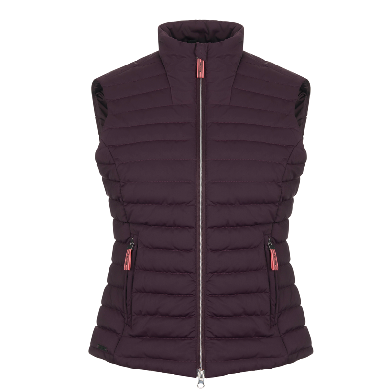 LeMieux Nova Lightweight Puffer Gilet - Aubergine-1