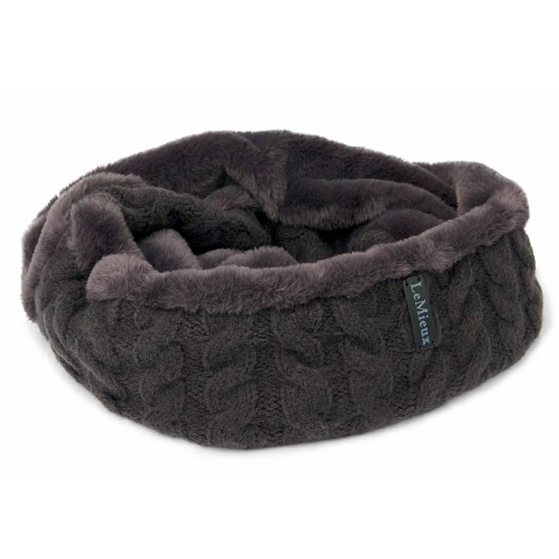 LeMieux Cable Knit Snood - Liquorice