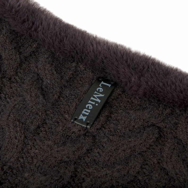 LeMieux Cable Knit Snood - Liquorice-1