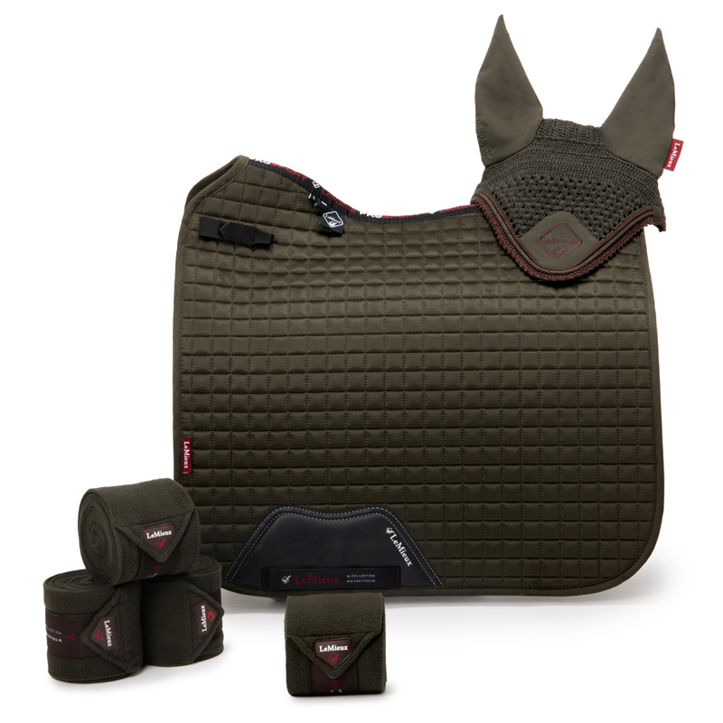 LeMieux Suede Dressage Square - Oak-1