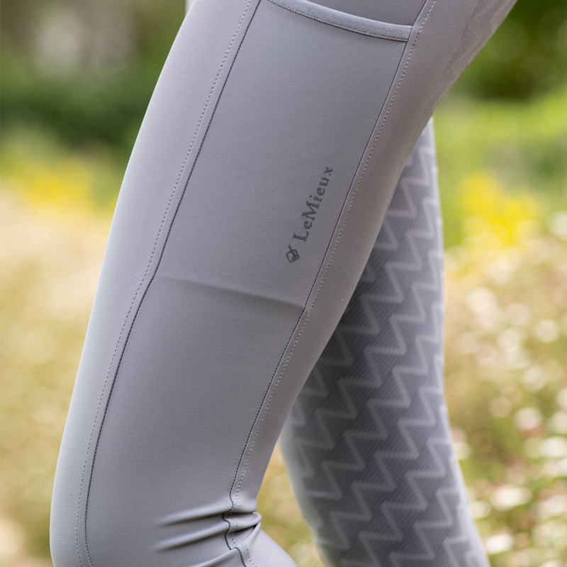 LeMieux Summer Pull On Breech - Grey-3