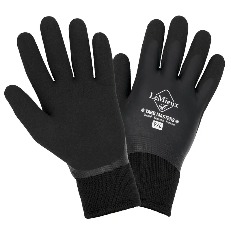 LeMieux Winter Work Gloves - Black