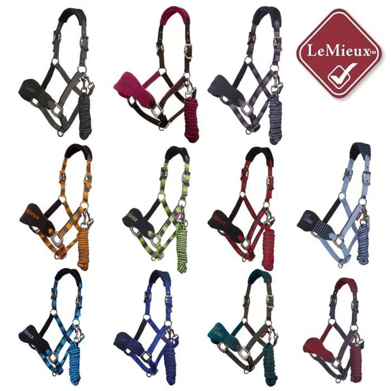 LeMieux Signature Headcollar & Leadrope Set-3