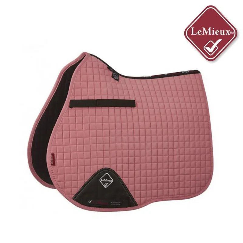 LeMieux ProSport Suede GP Saddlepad - Blush Pink