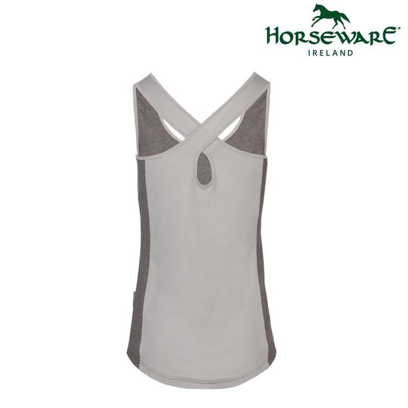 Horseware Aoife Tech Training Top - Light Grey-1