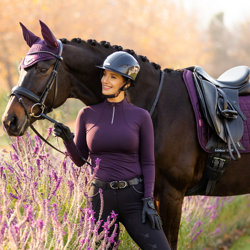 LeMieux Liberte Zipped Neck Base Layer - Fig-3