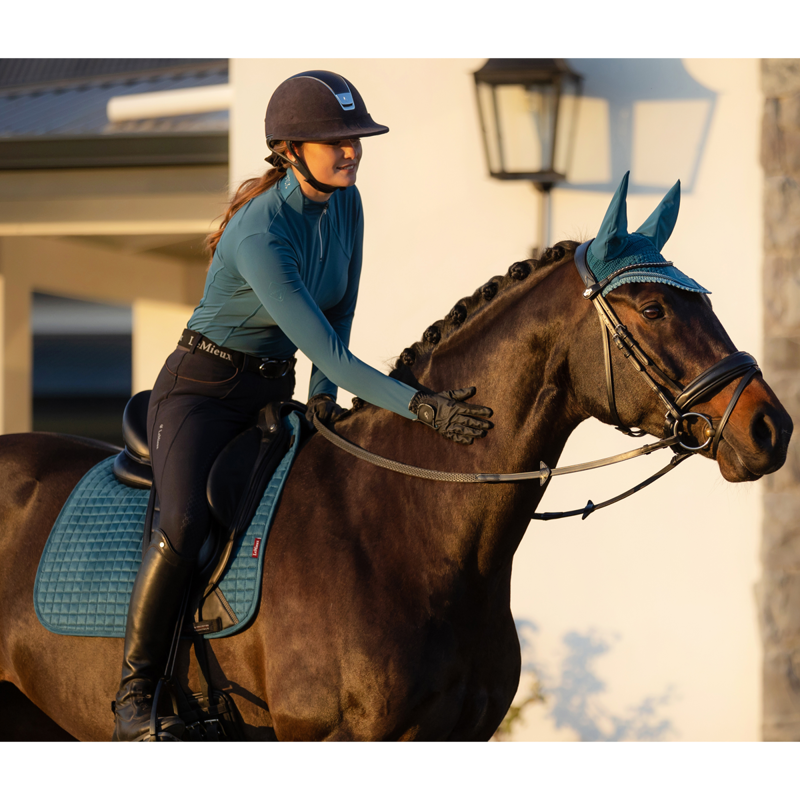 LeMieux Liberte Zipped Neck Base Layer - Marine-3